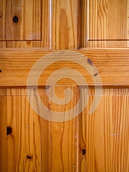 Wooden door fragment, Abstract cross shape