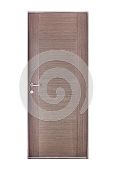 Wooden door isolate