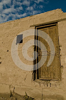 Wooden door at Karnak Temple, Egypt