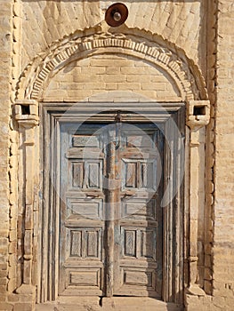 Wooden Door of an old house