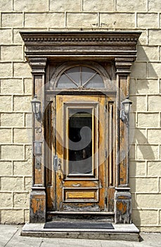 Wooden door Old Quebec