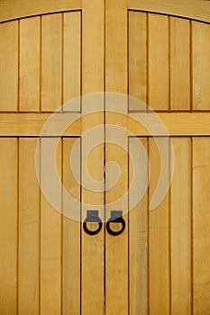 Wooden doors