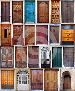 Wooden doors collection
