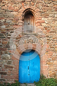 Wooden Doors of Old High Church in Inverness