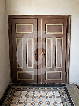 Wooden Doors in an Old House from 1900