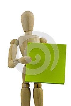 Wooden dummy figure photo