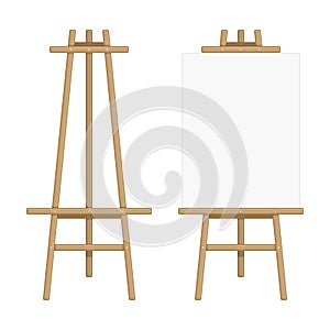 Wooden easel template.