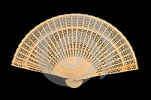 Wooden fan