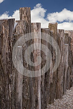 Wooden fence