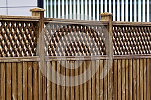 A wooden fence