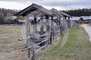 Wooden fence