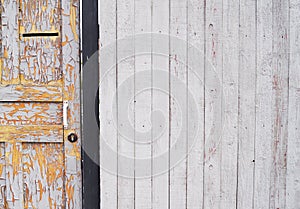 Wooden fence - the background photo