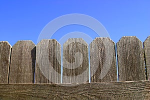 Wooden Fence Closeup