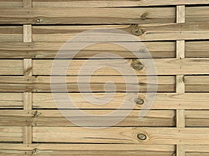 Wooden fence panel