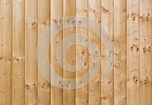Wooden fence panel photo