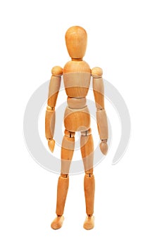 Wooden figure of man