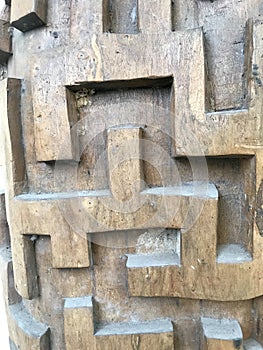 Make puzzle with the wood