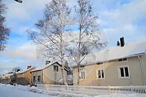 De madera finlandés casa 