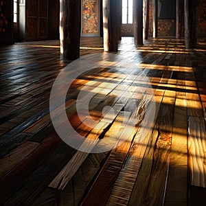 wooden floor