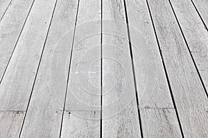 Wooden floor on the balcony outside the house pattern and background seamless