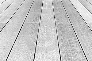 Wooden floor on the balcony outside the house pattern and background seamless