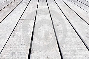 Wooden floor on the balcony outside the house pattern and background seamless