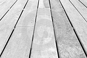 Wooden floor on the balcony outside the house pattern and background seamless