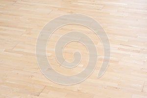 Wooden floor futsal, handball, volleyball, basketball, badminton court. Grunge wood pattern texture background, wooden parquet bac