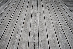 a wooden floor has some grey wood boards on it and is not made of wood