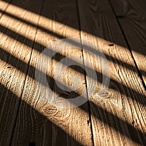 The interplay of light and shadow emphasizes the floor s depth and