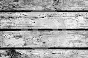 Wooden Floorboards Background Black and White