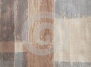 Wooden flooring texture background, Top view of smooth brown laminate wood floor