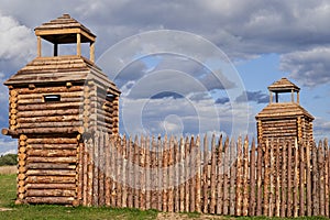 Wooden fortifications of the early middle ages. Reconstruction