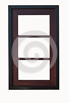 Wooden frame for 3 picutres