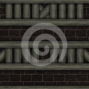 Wooden frame chalet construction elements