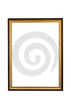 Wooden frame or Photo frame isolated on white background