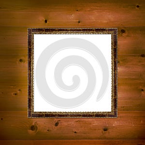 Wooden frame in Victorian style