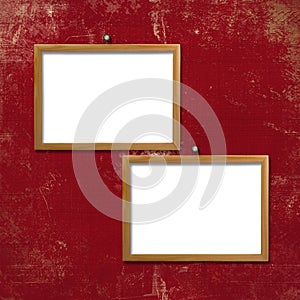 Wooden frameworks for portraiture