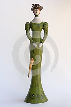 Wooden french statuette photo