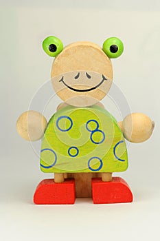 Wooden frog photo