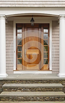 Wooden Front Door Home