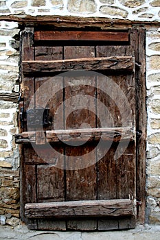 Wooden frontdoor