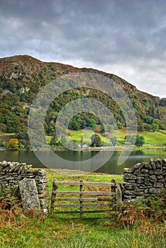 Wooden gate by Rydal Water