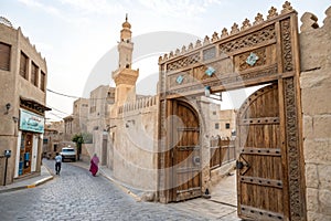 Wooden Gate to the Old Souk in Nizwa, Oman