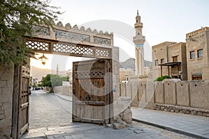 Wooden Gate to the Old Souk in Nizwa, Oman