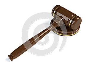 Wooden gavel