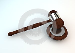 Wooden Gavel photo