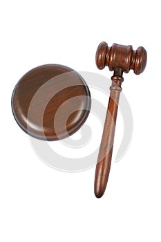 Wooden gavel