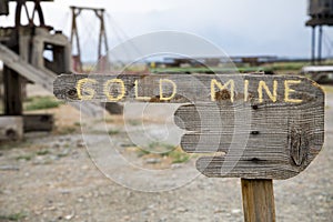 Gold Mine Sign