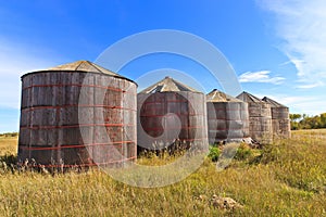Wooden Grain Storage Bins